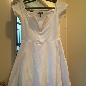 Express: Cotton dress with attached inner shorts